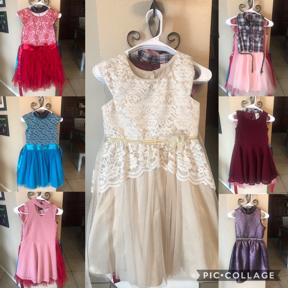Girls size 10 formal dress bundle